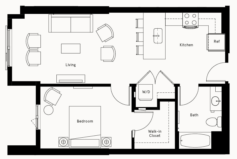 Floor Plan Image of Apartment Apt 737