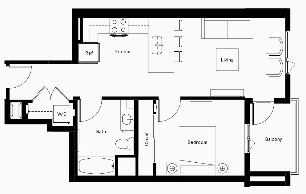 Floor Plan Image of Apartment Apt 807
