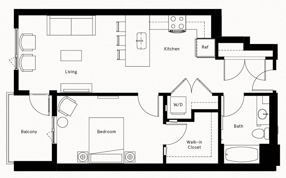 Floor Plan Image of Apartment Apt 751