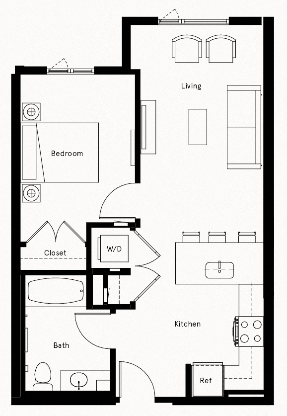 Floor Plan Image of Apartment Apt 347