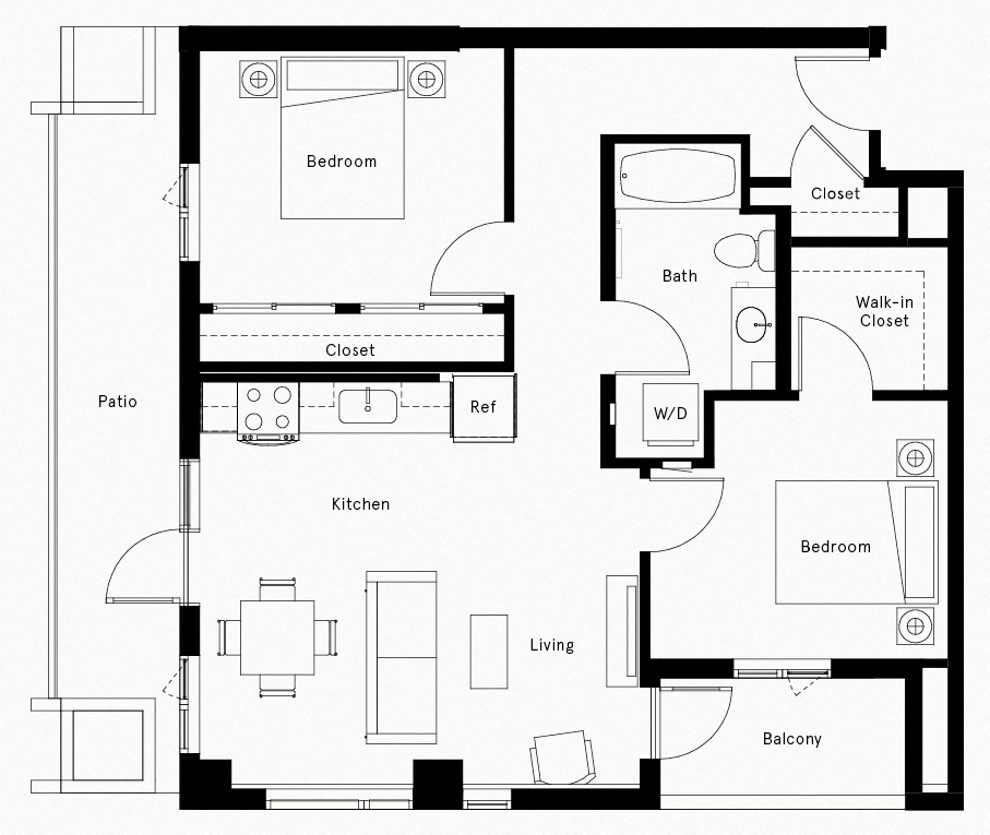 Floor Plan Image of Apartment Apt 304
