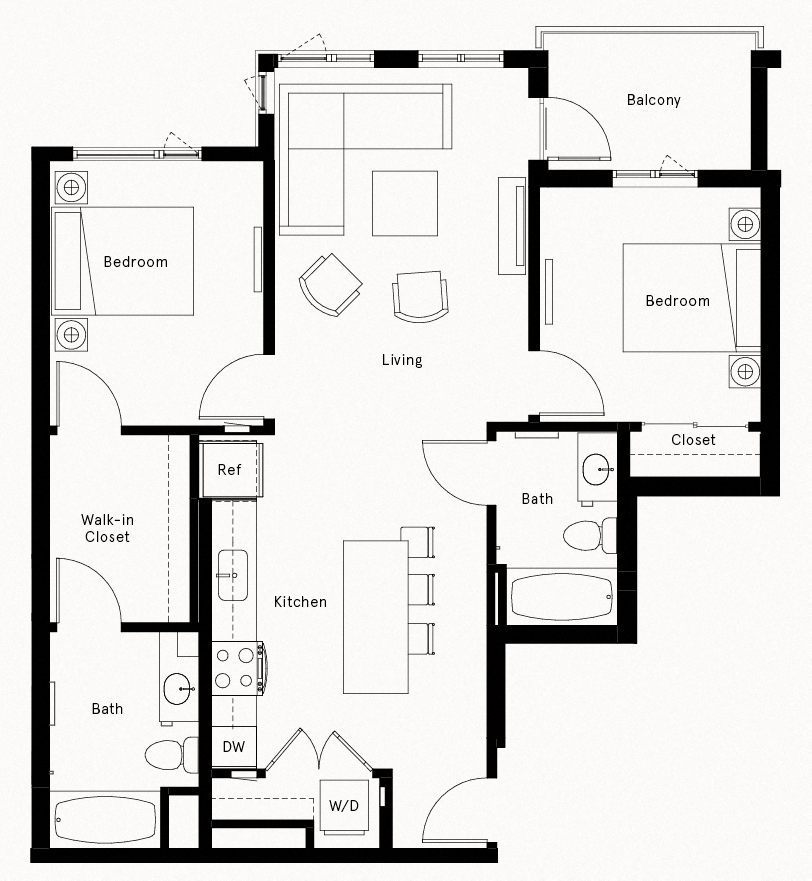 Floor Plan Image of Apartment Apt 440