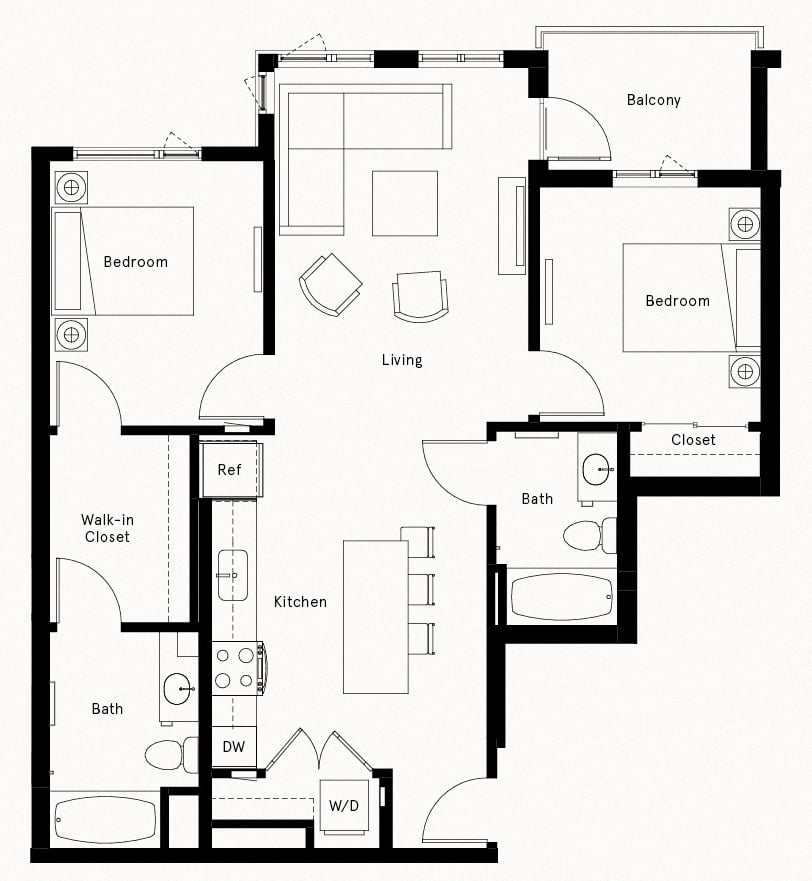 Floor Plan Image of Apartment Apt 418