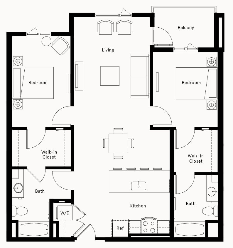 Floor Plan Image of Apartment Apt 632