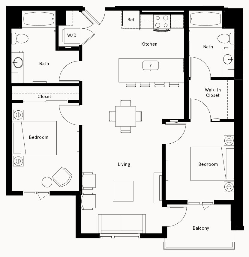 Floor Plan Image of Apartment Apt 835