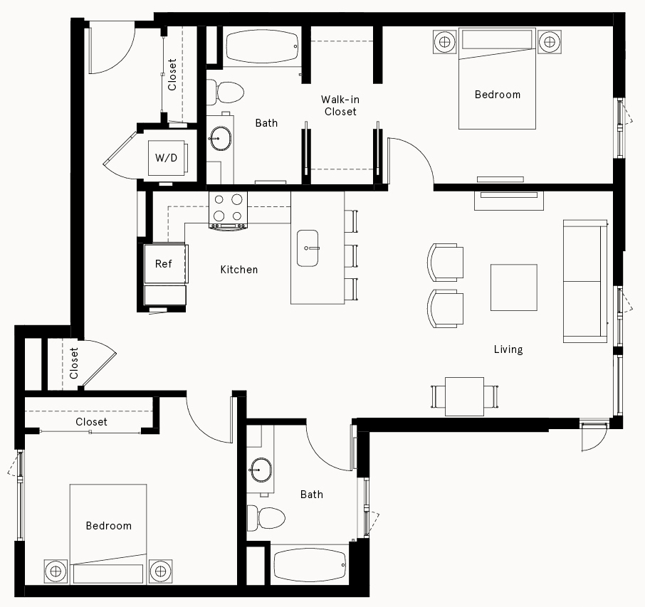 Floor Plan Image of Apartment Apt 758