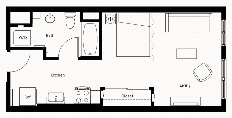 Floor Plan Image of Apartment Apt 230