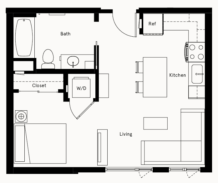 Floor Plan Image of Apartment Apt 360