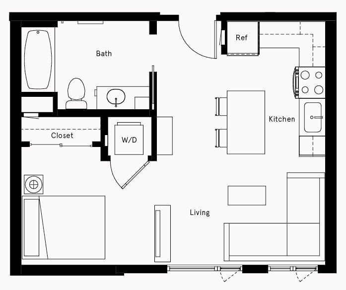 Floor Plan Image of Apartment Apt 462