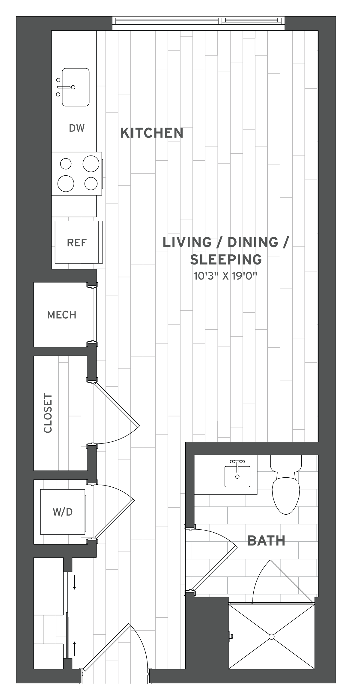 Floor Plan Image of Apartment Apt 885