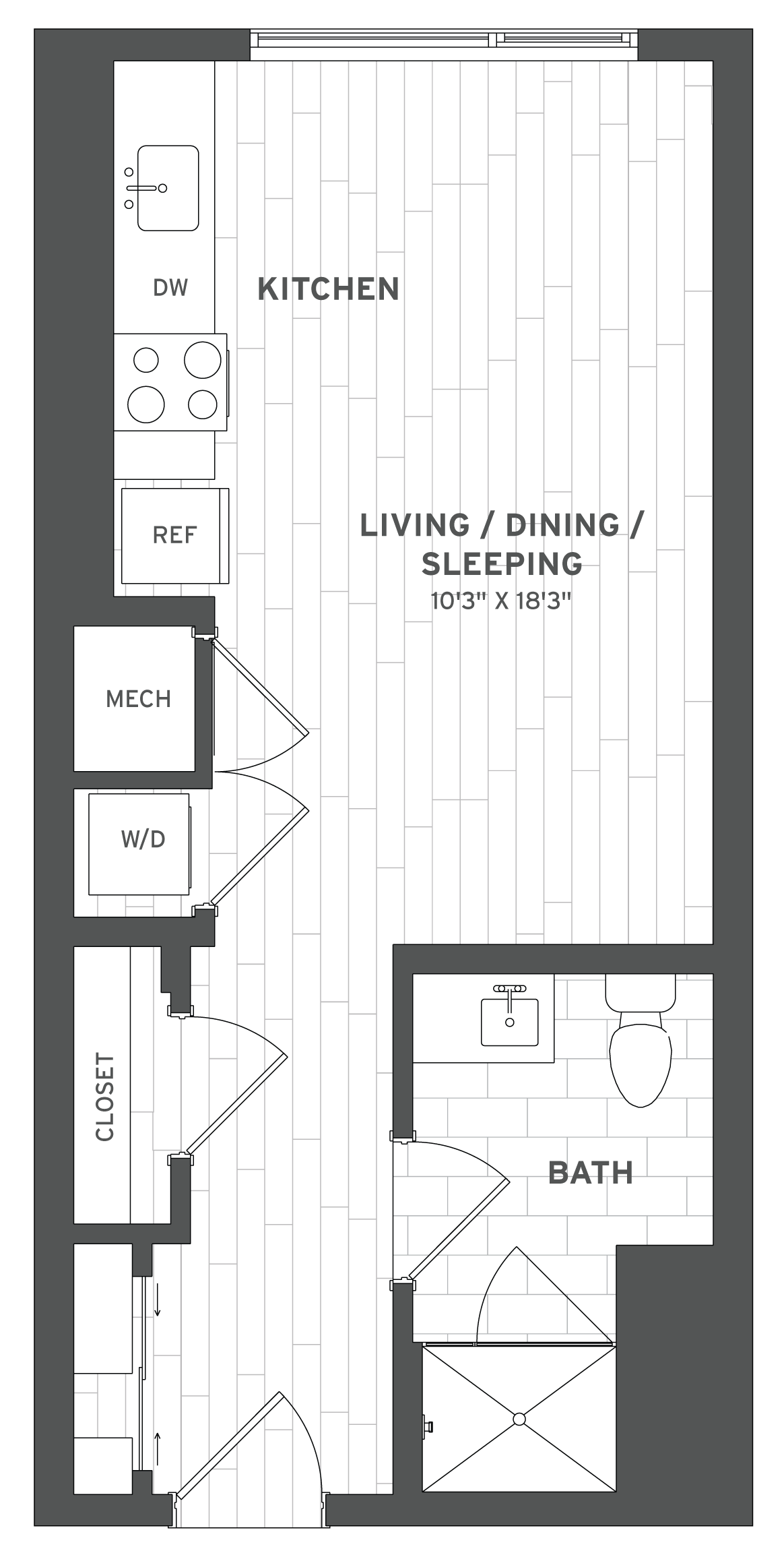Floor Plan Image of Apartment Apt 581