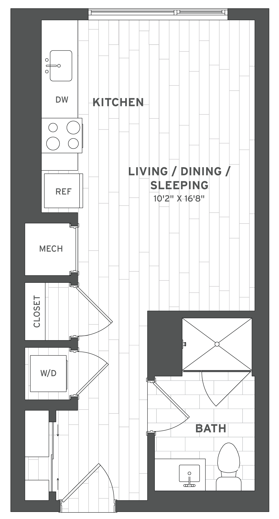 Floor Plan Image of Apartment Apt 387