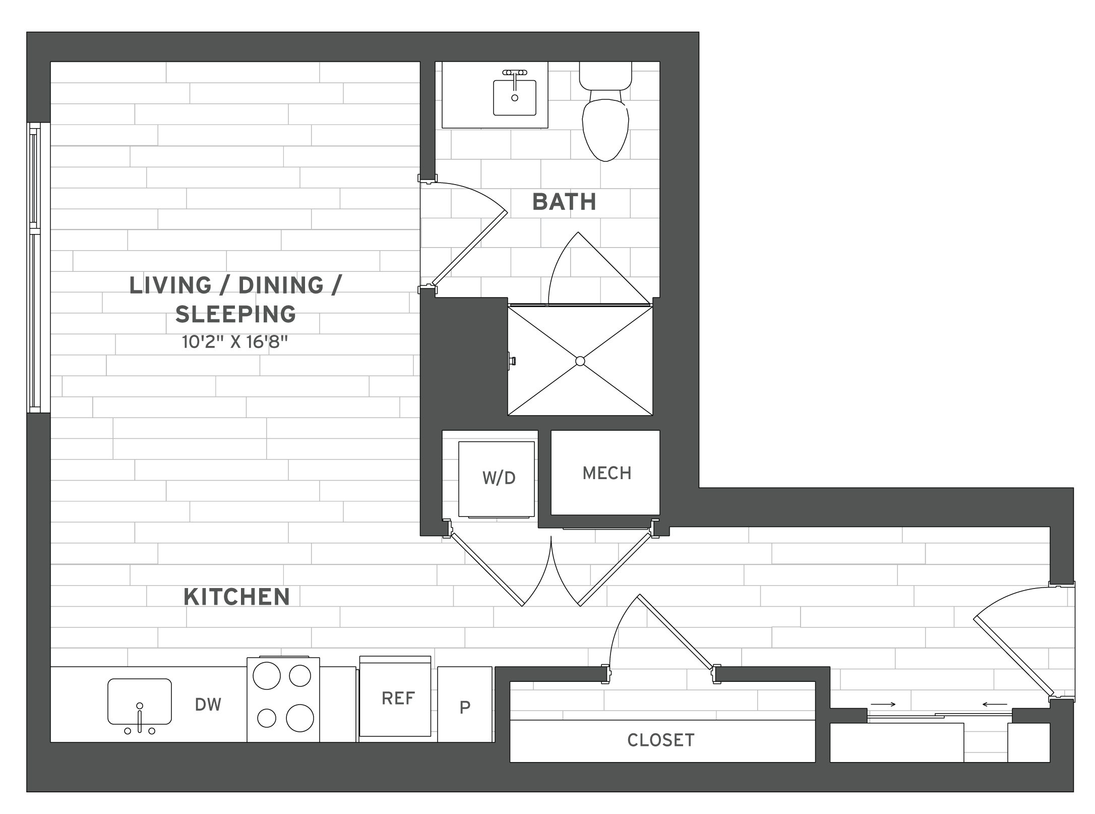 Floor Plan Image of Apartment Apt 875