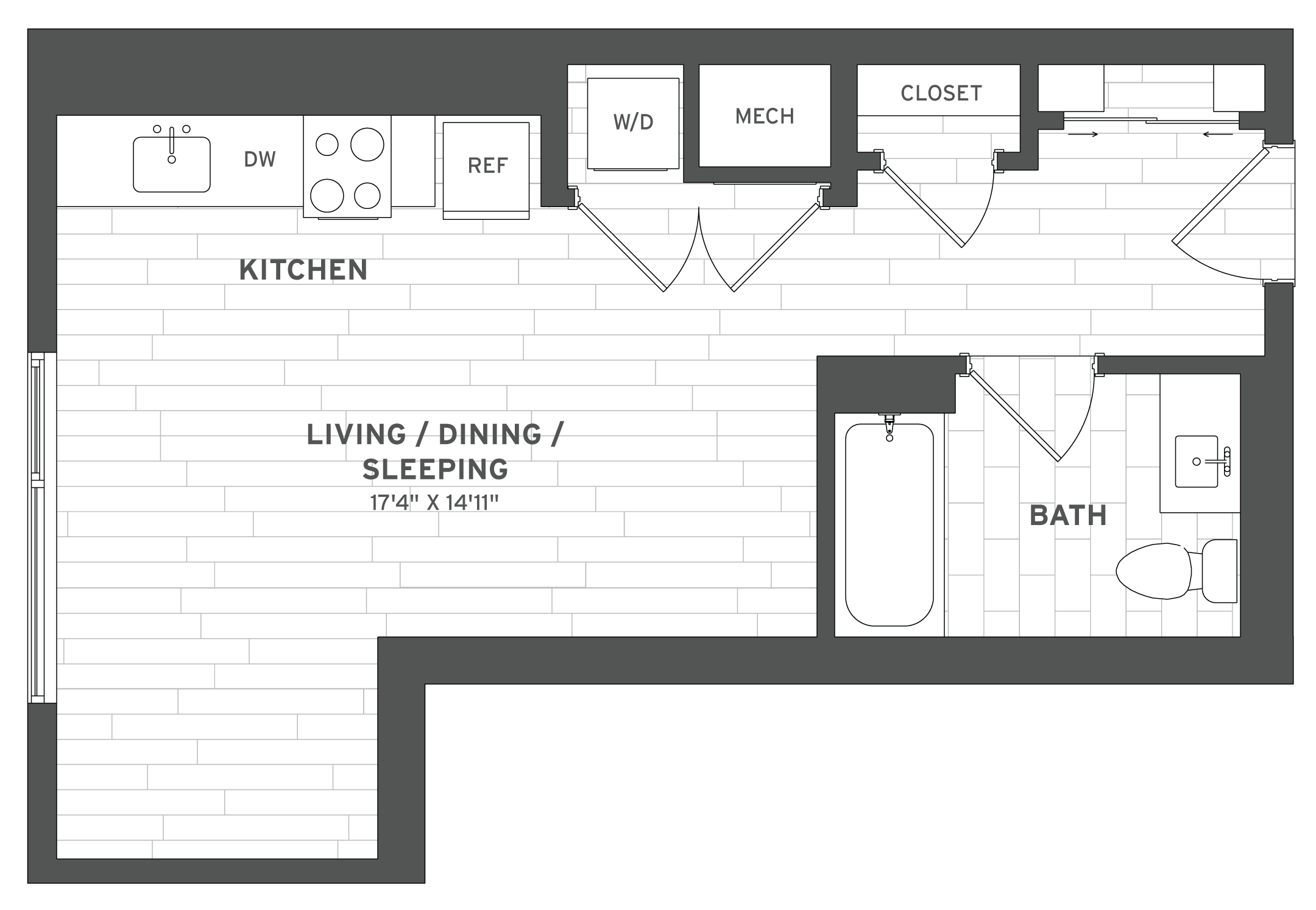 Floor Plan Image of Apartment Apt 667