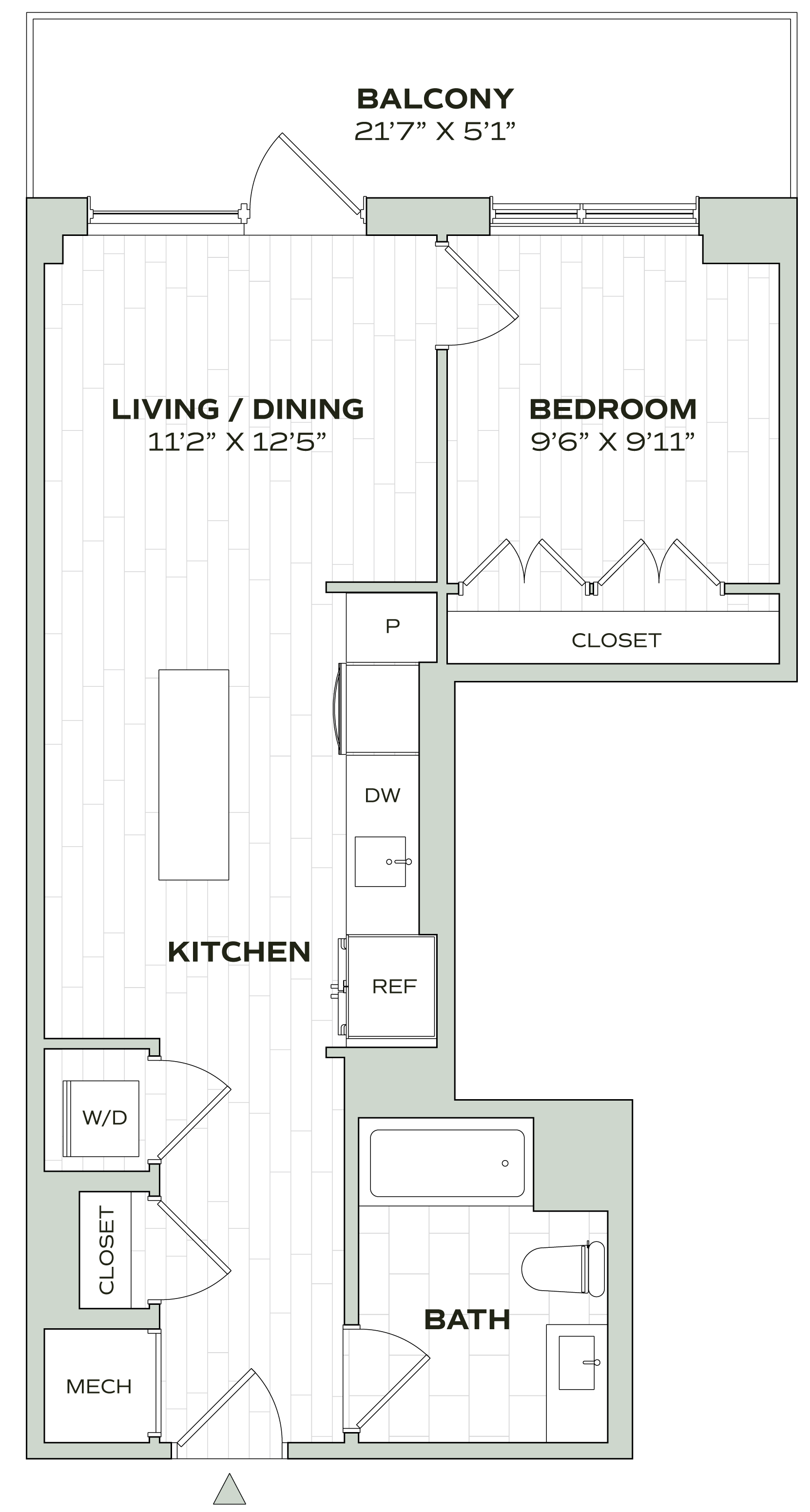 Floor Plan Image of Apartment Apt 0256