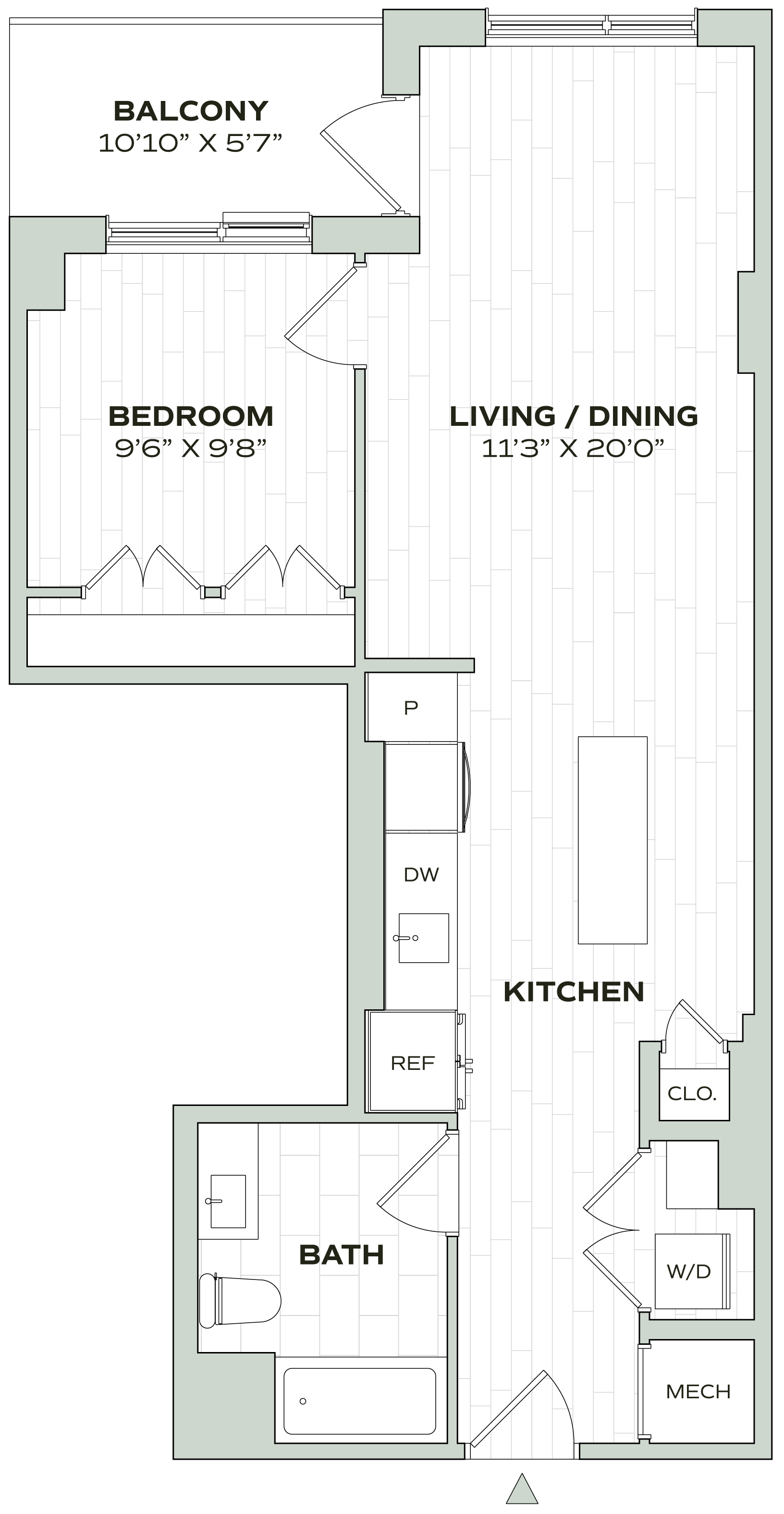 Floor Plan Image of Apartment Apt 0245