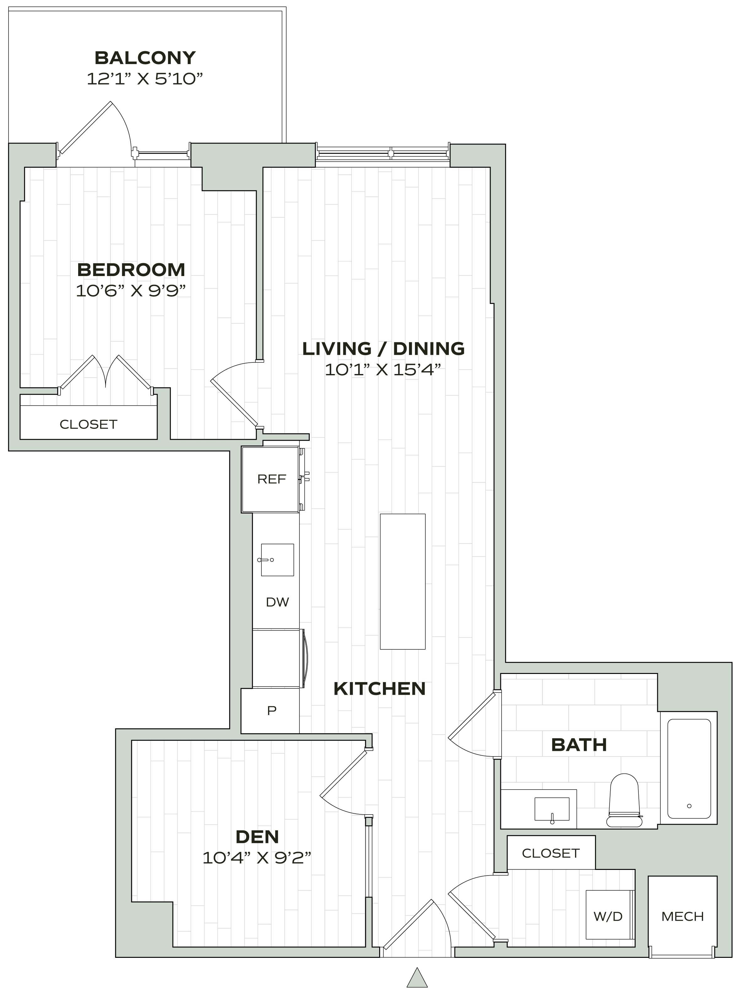 Floor Plan Image of Apartment Apt 0244