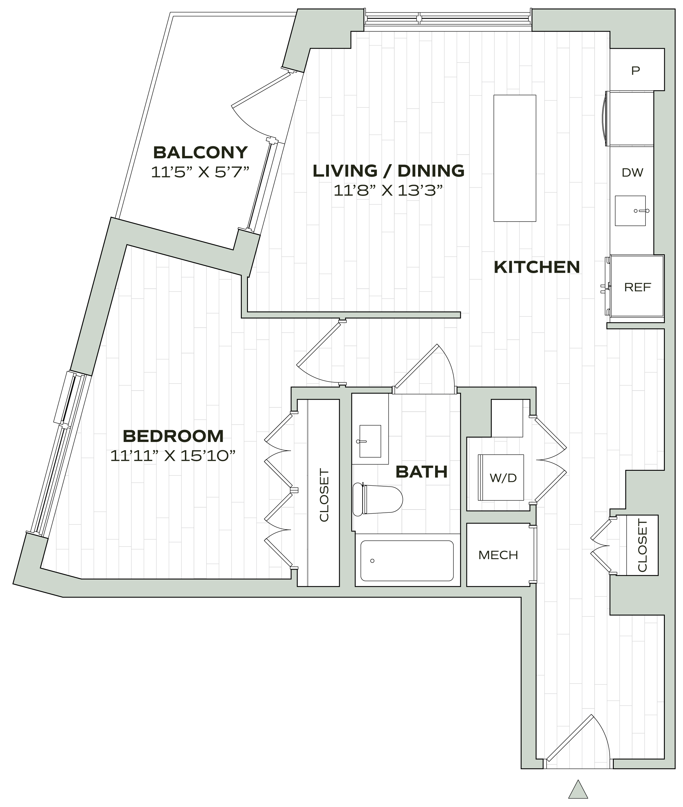 floorplan image of apartment 0458