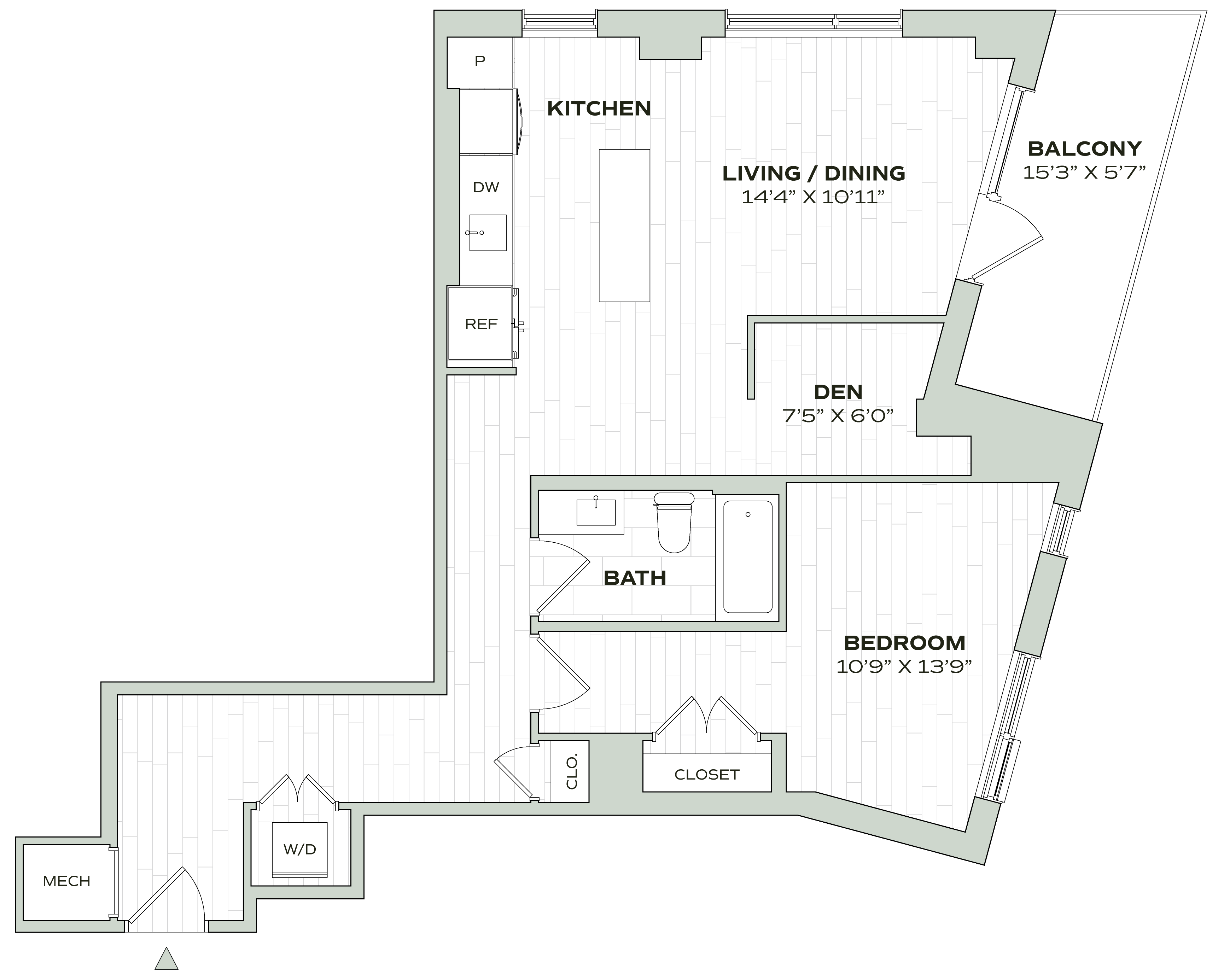 Floor Plan Image of Apartment Apt 0257