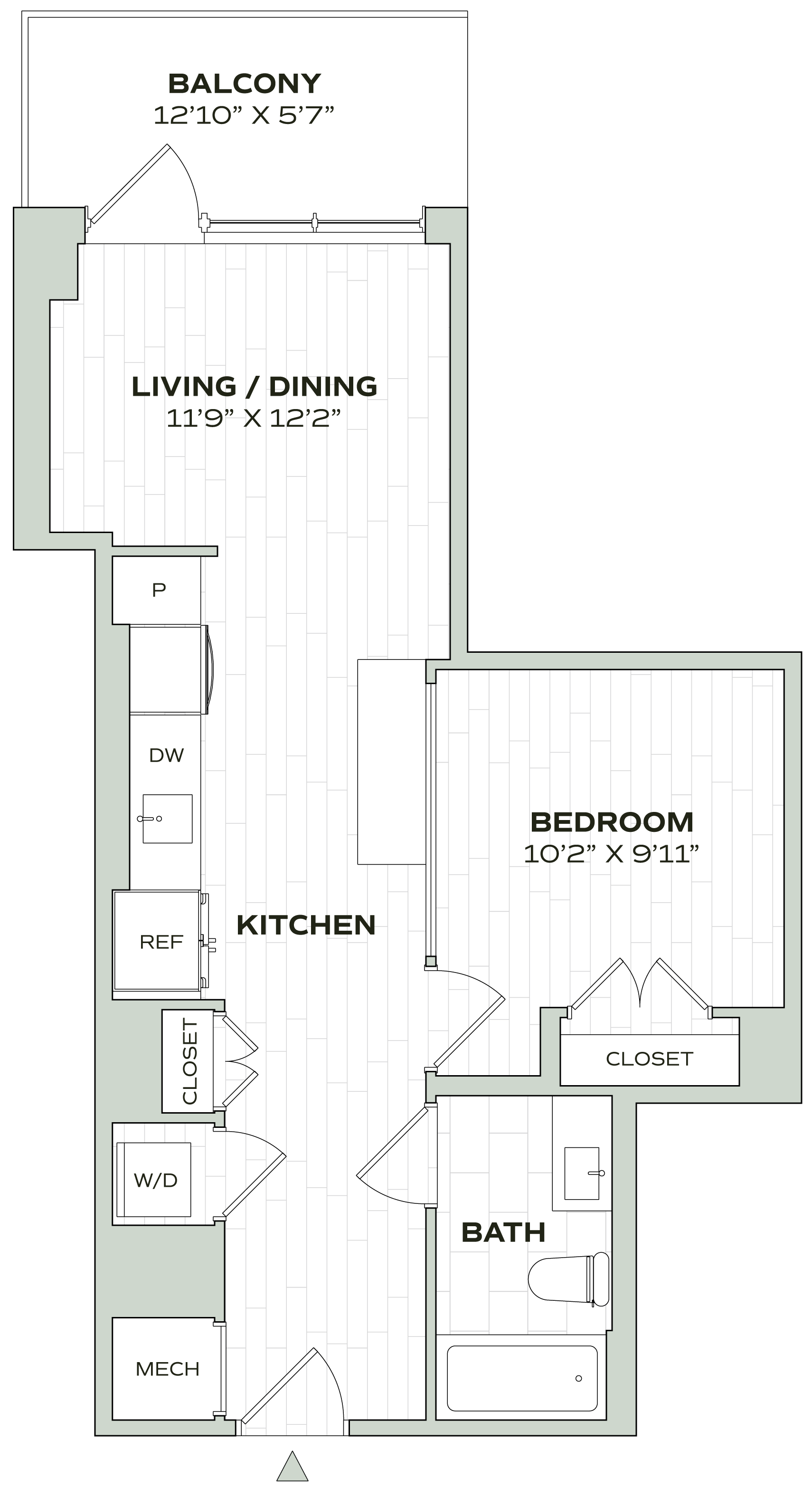 Floor Plan Image of Apartment Apt 0243