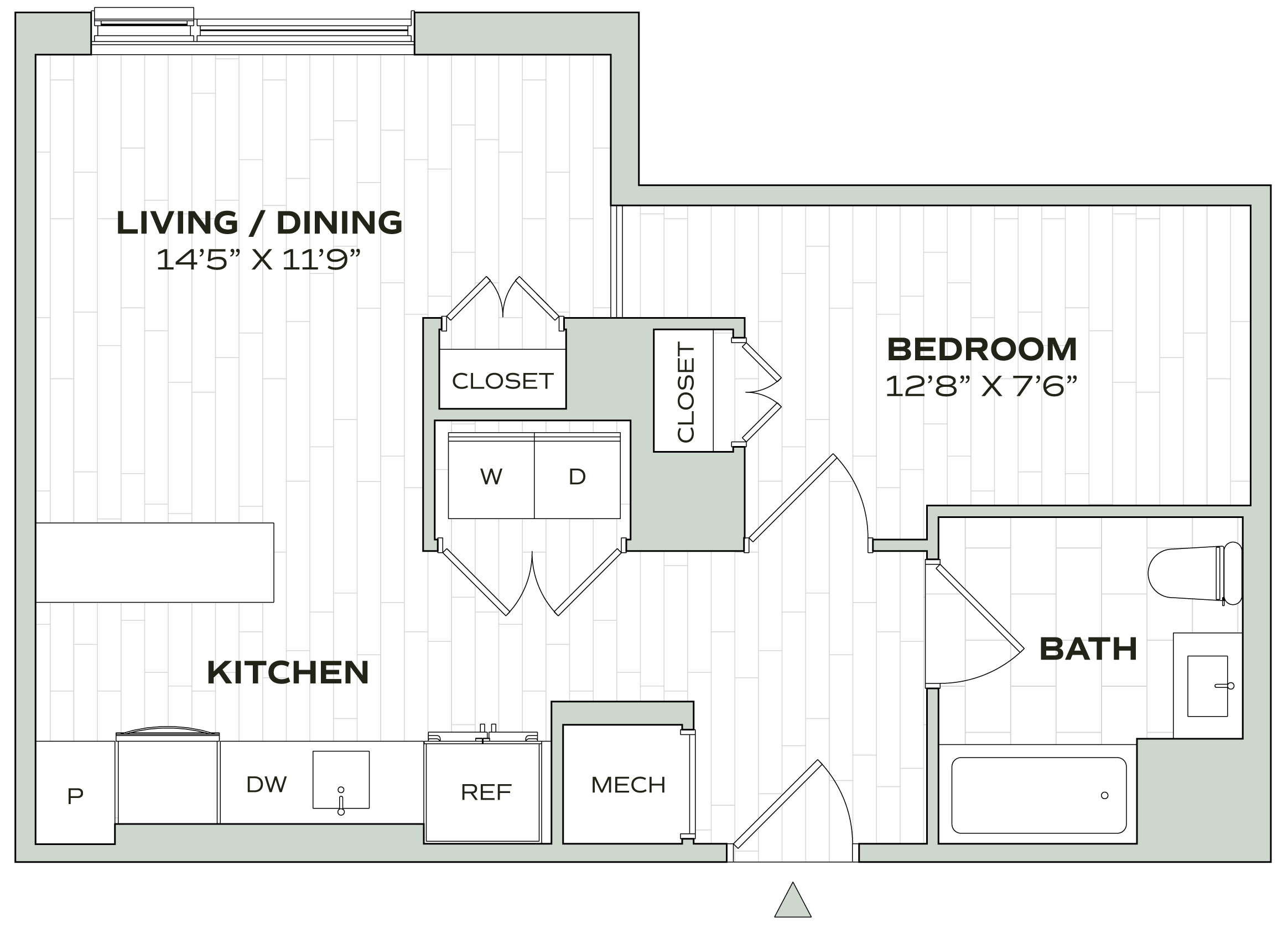 floorplan image of apartment 0453