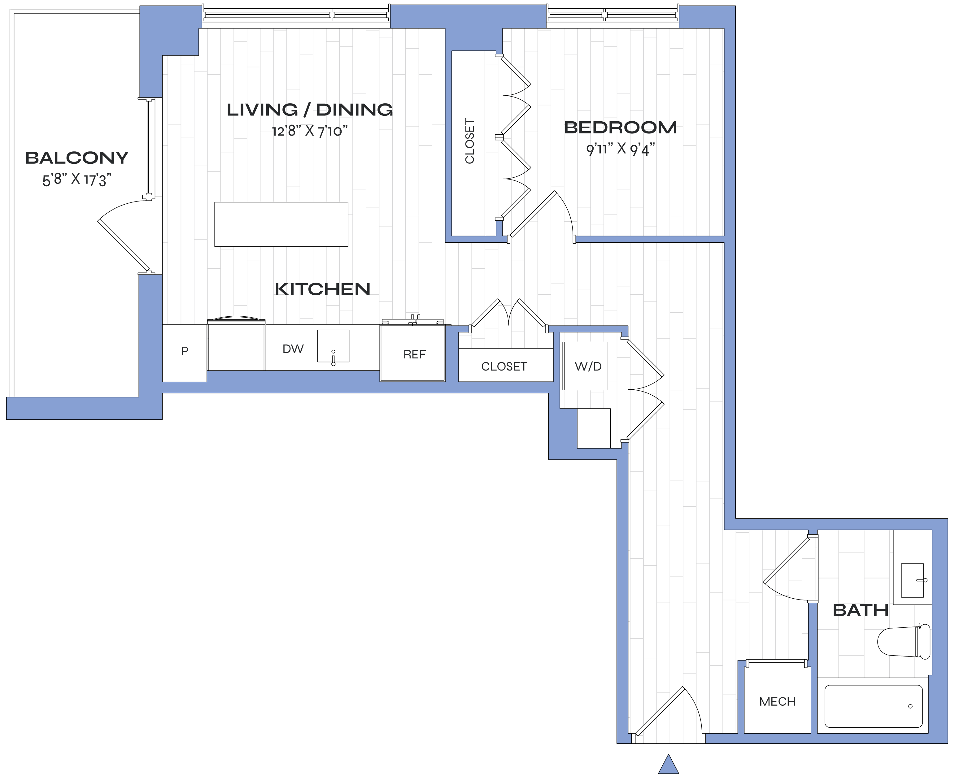 floorplan image of apartment 0332