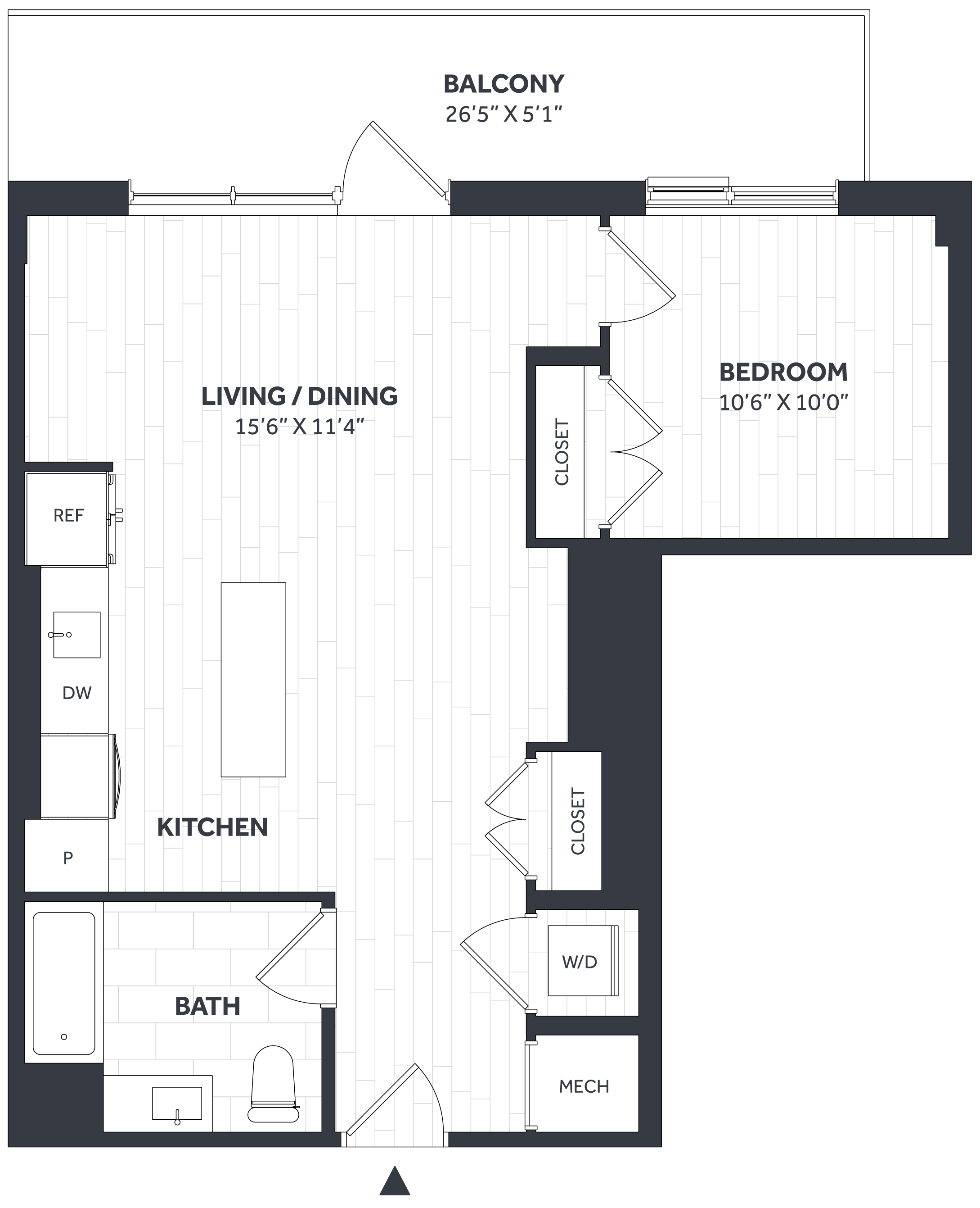 Floor Plan Image of Apartment Apt 0215