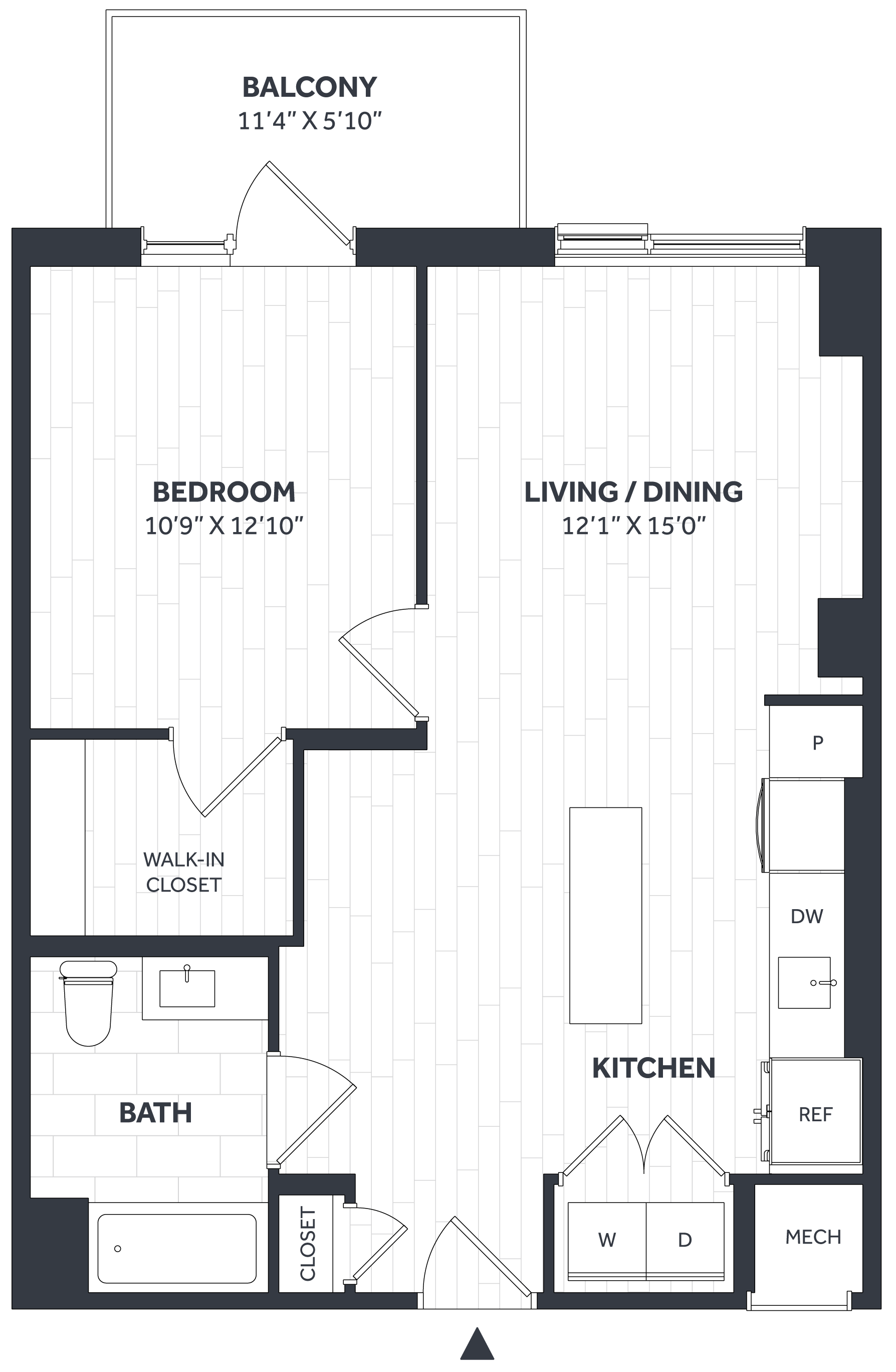 Floor Plan Image of Apartment Apt 0203