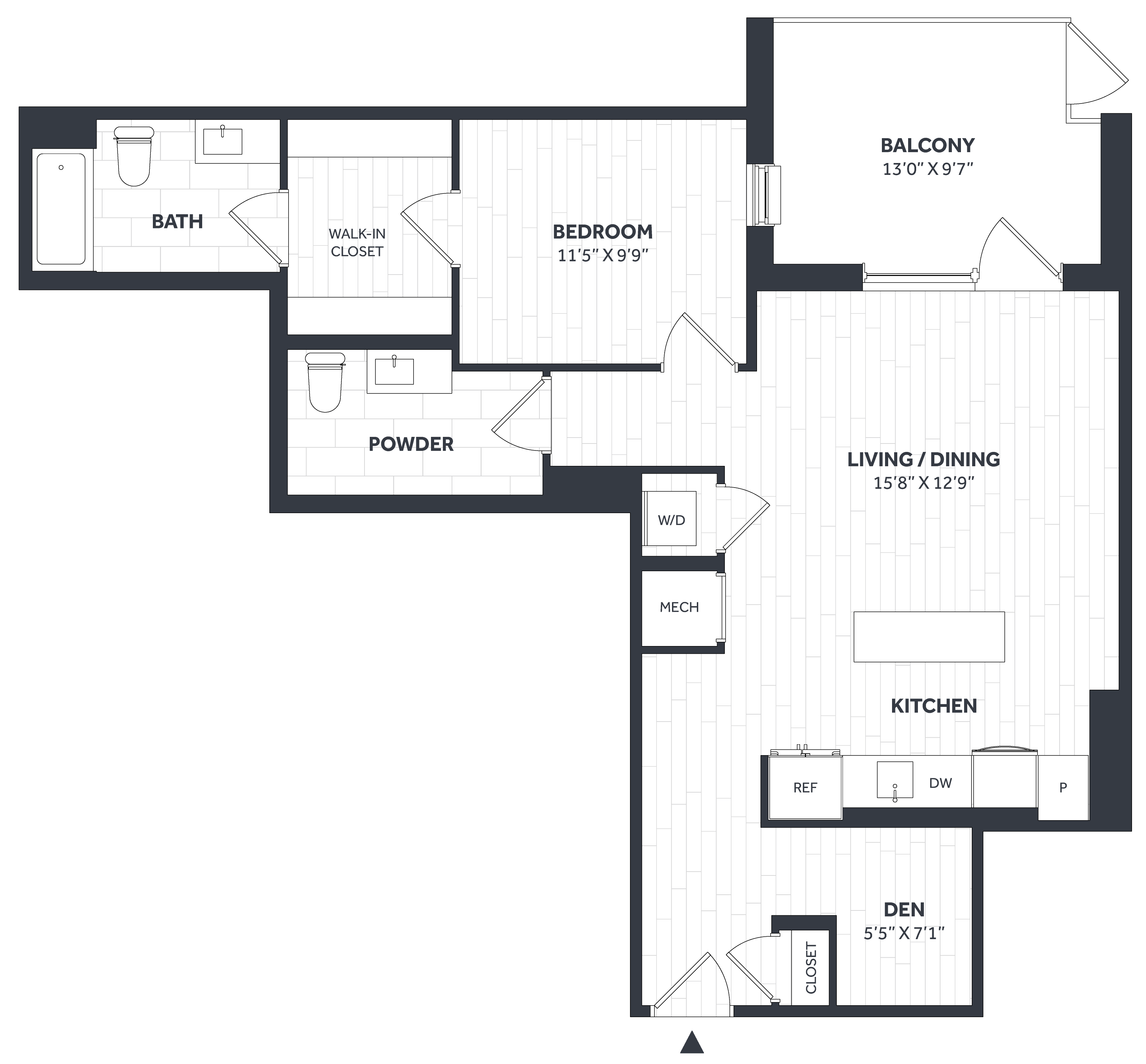 Floor Plan Image of Apartment Apt 0208