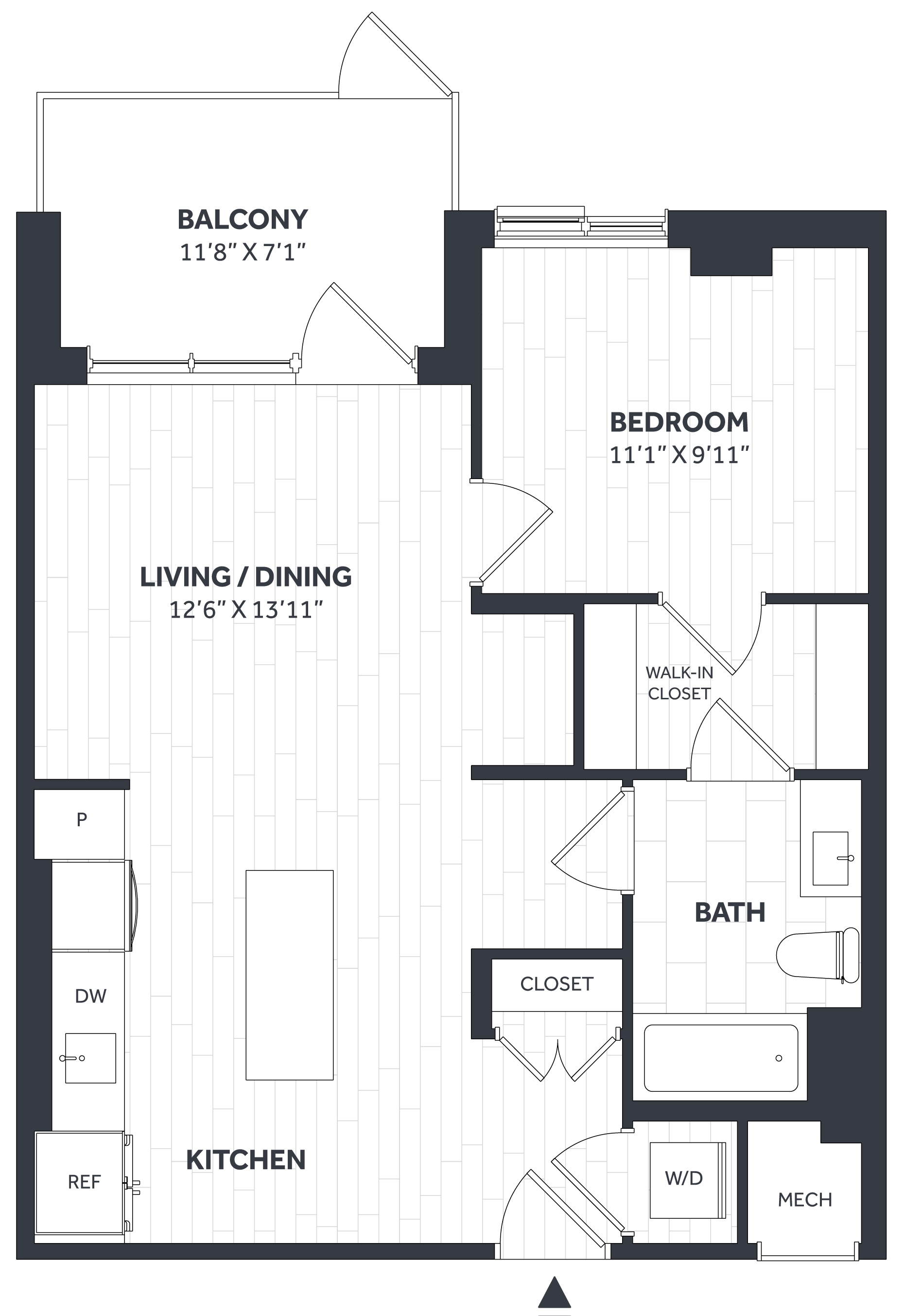 Floor Plan Image of Apartment Apt 0207