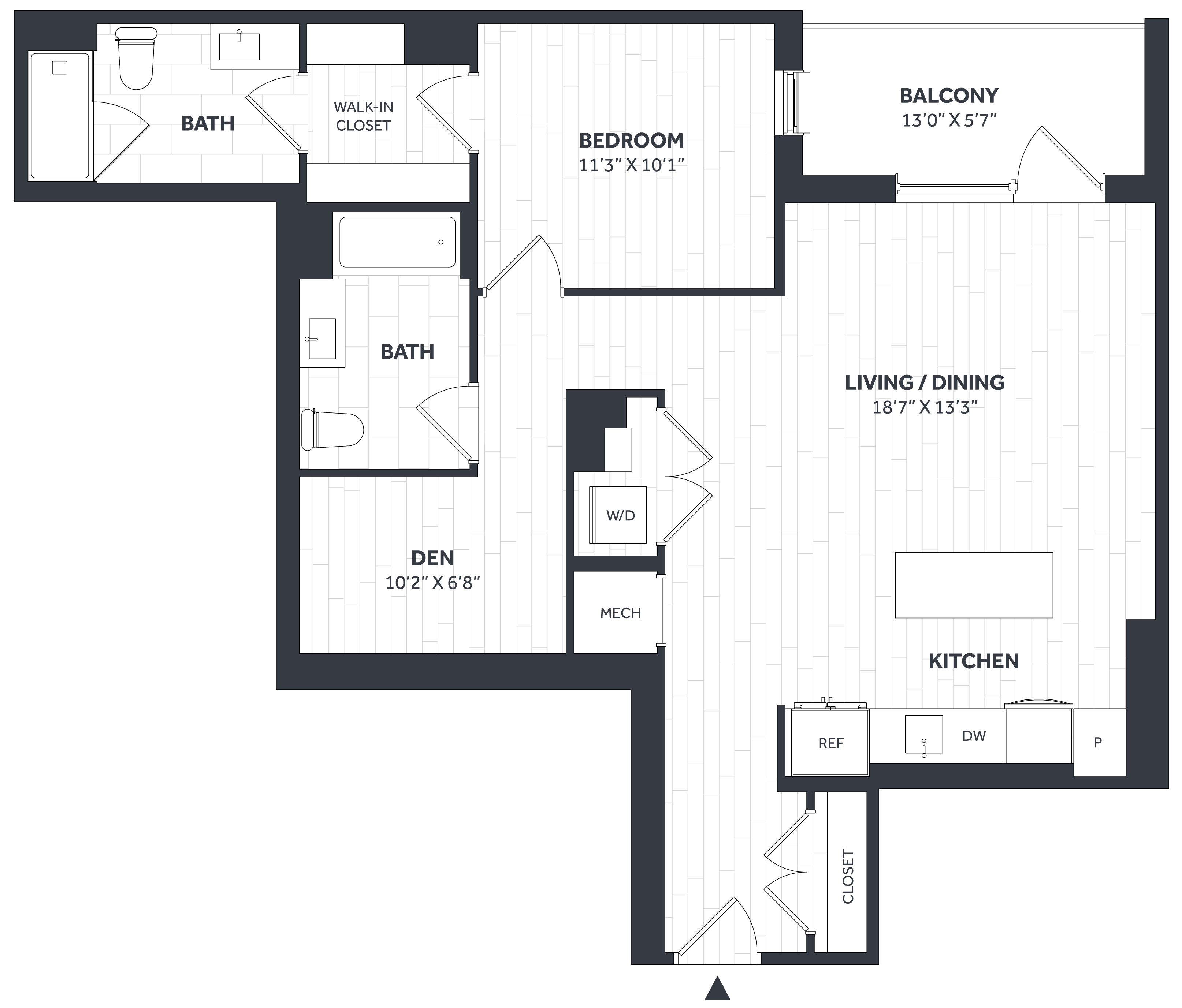 floorplan image of apartment 0308