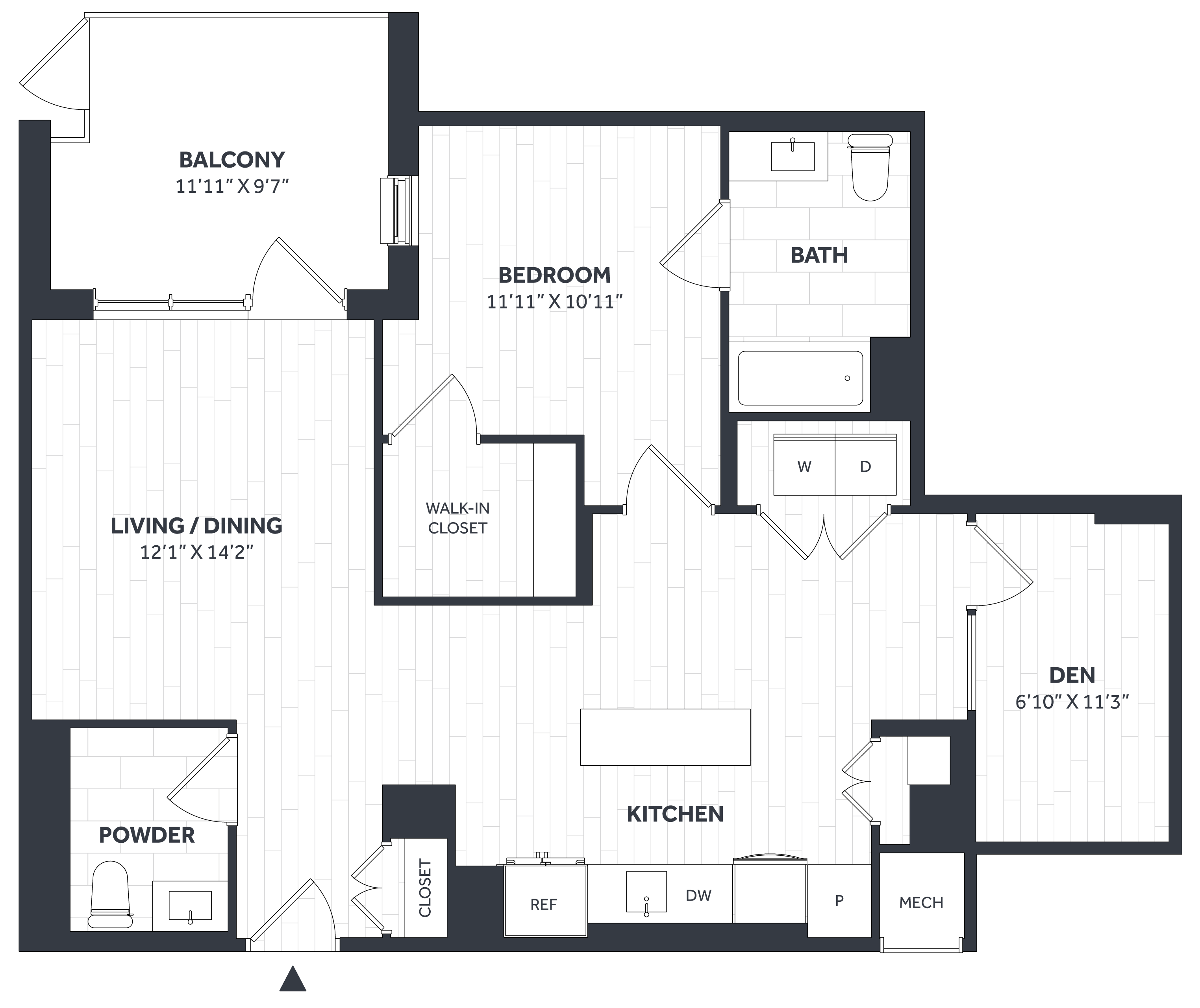 Floor Plan Image of Apartment Apt 0212