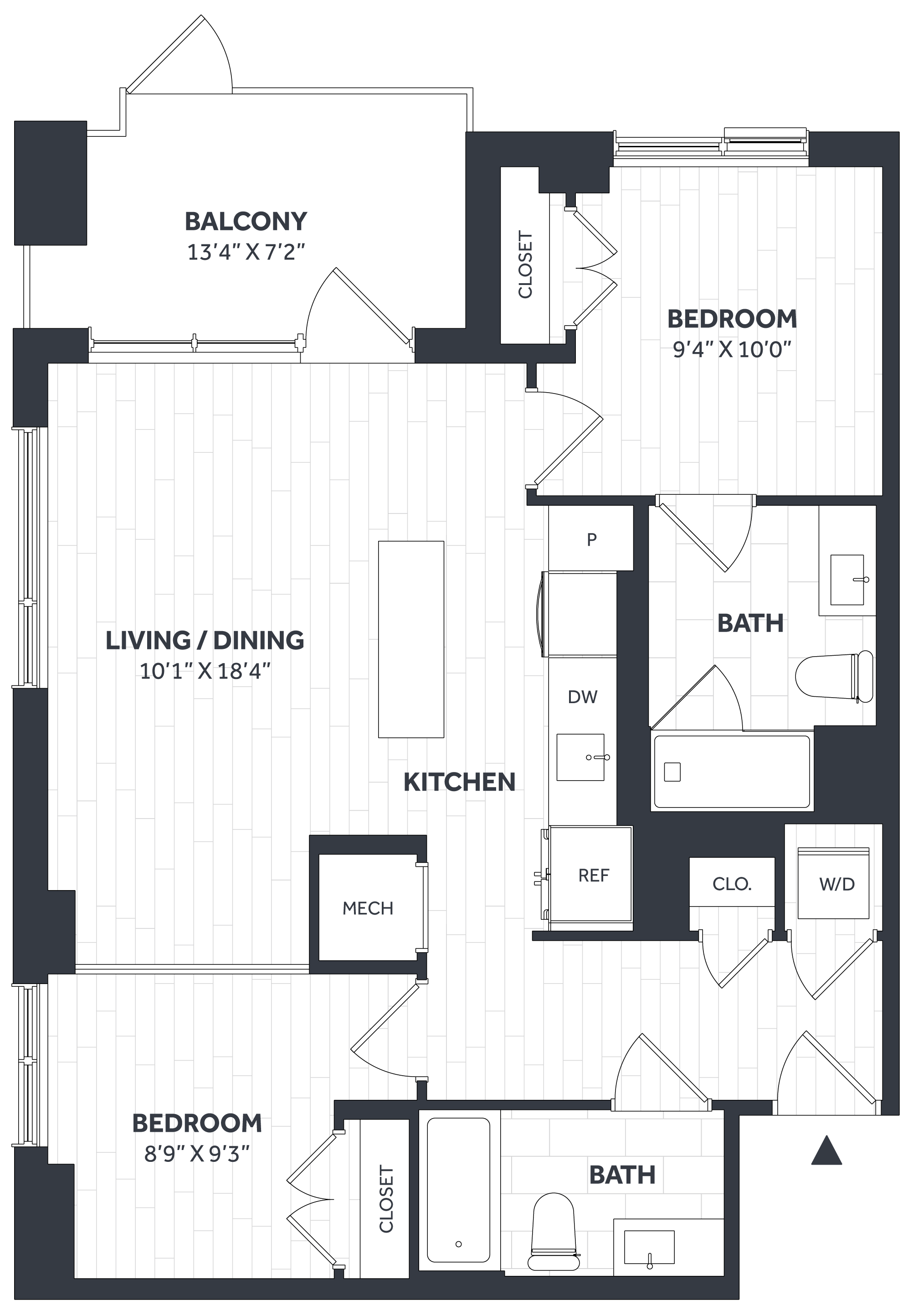 Floor Plan Image of Apartment Apt 0206