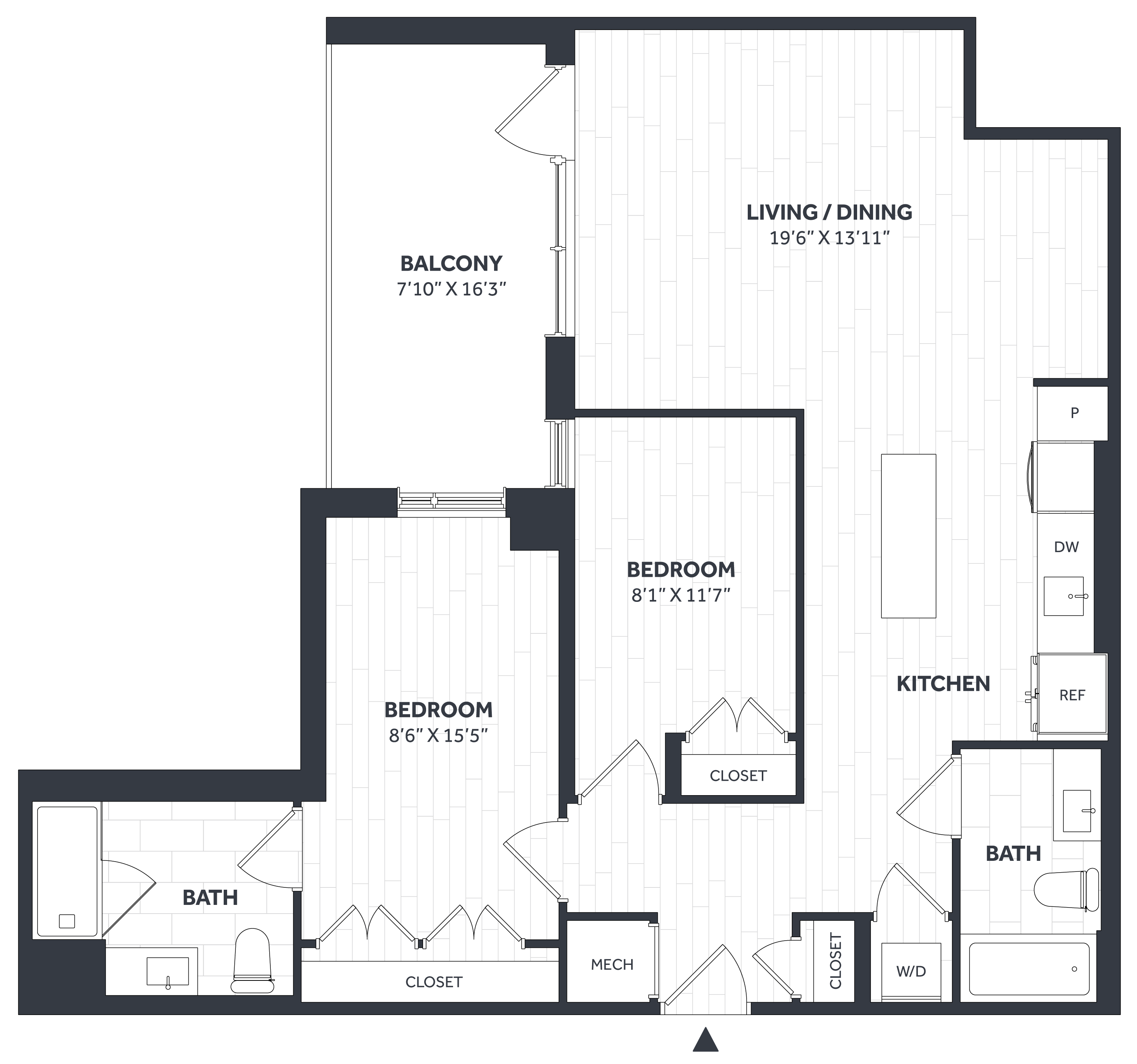 Floor Plan Image of Apartment Apt 0209