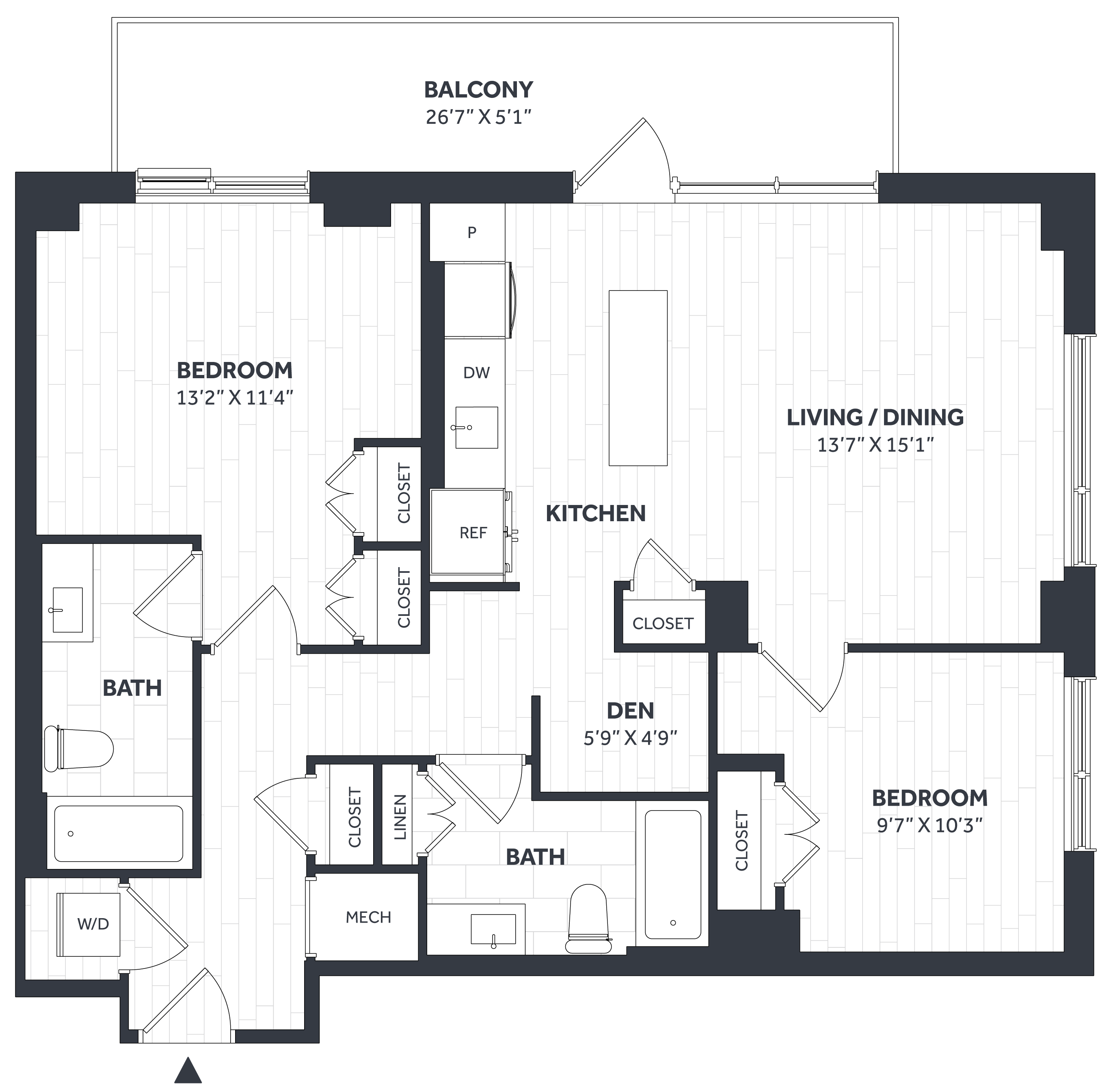 Floor Plan Image of Apartment Apt 0213