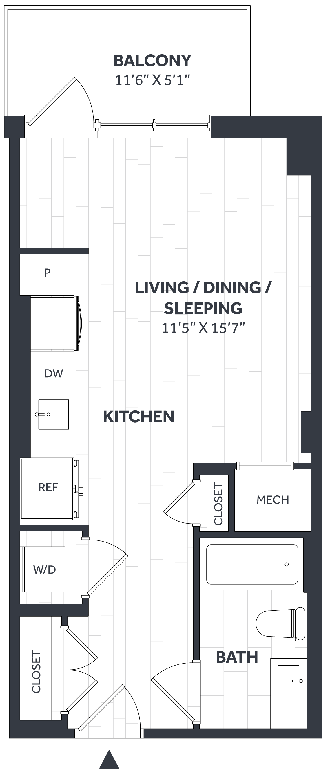 Floor Plan Image of Apartment Apt 0217