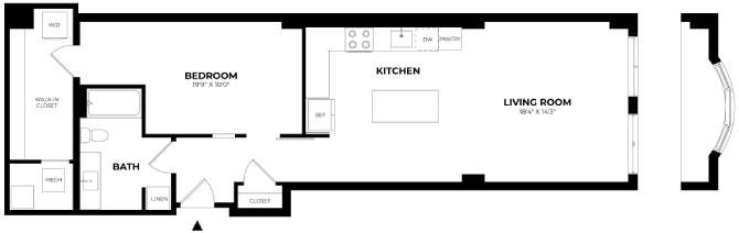 Floor Plan Image of Apartment Apt 228
