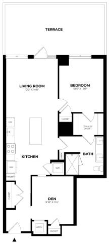 Floor Plan Image of Apartment Apt 416