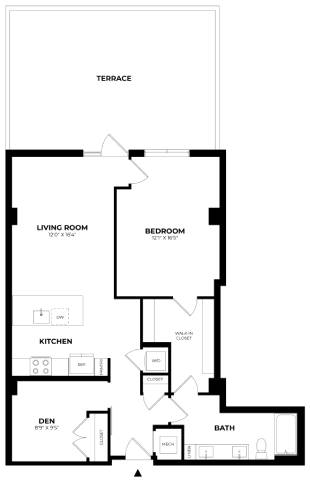 Floor Plan Image of Apartment Apt 509