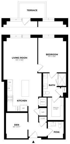 Floor Plan Image of Apartment Apt 526