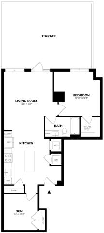 Floor Plan Image of Apartment Apt 426