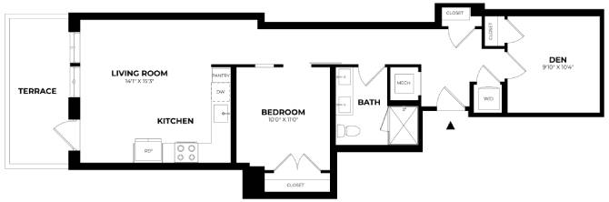 Floor Plan Image of Apartment Apt 239