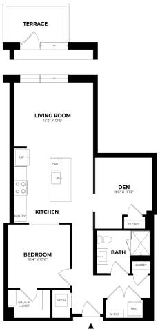 Floor Plan Image of Apartment Apt 338