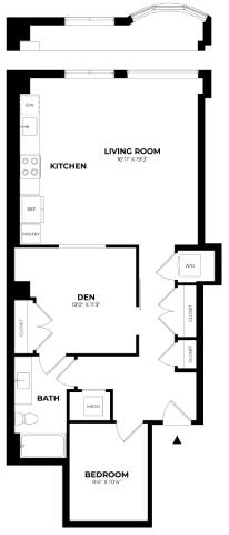 Floor Plan Image of Apartment Apt 222