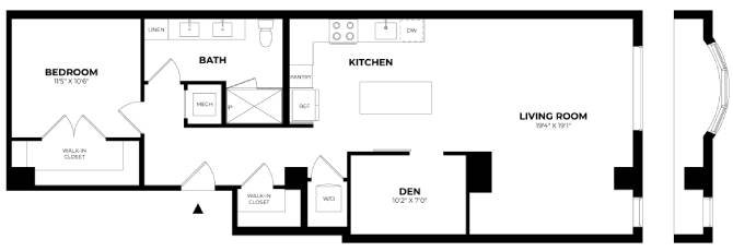 Floor Plan Image of Apartment Apt 324