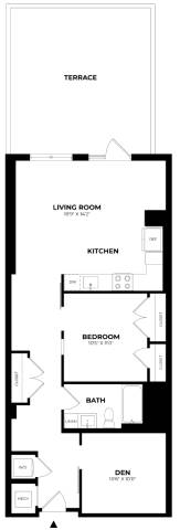Floor Plan Image of Apartment Apt 427