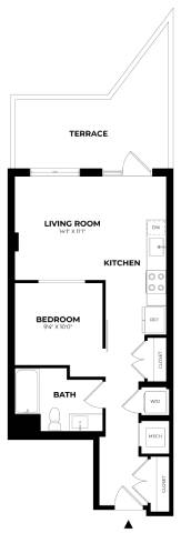 Floor Plan Image of Apartment Apt 501