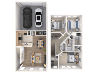 Floor Plan Image of Apartment Apt 04-105