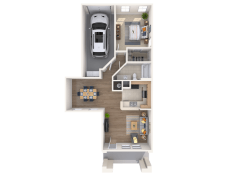 Floor Plan Image of Apartment Apt 21-104