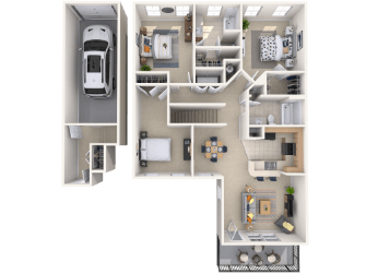 Floor Plan Image of Apartment Apt 21-205